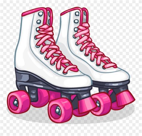 Roller Skating Clip Art Skate Party Clip Art Png Instant Download