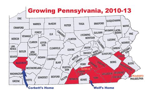 This list was compiled with zipcode data from the united states postal service, some cities or towns may not be shown if they share a zipcode. Are Pennsylvania Population Changes Working Against ...