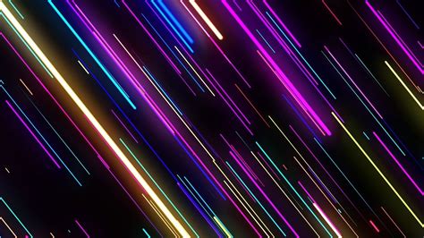 Neon Lights 4k Purple Wallpaper