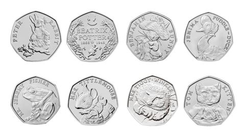 The expected maximum price is $0.8753115, minimum price $0.5952118. How Much are Beatrix Potter 50p Coins Worth in 2021?