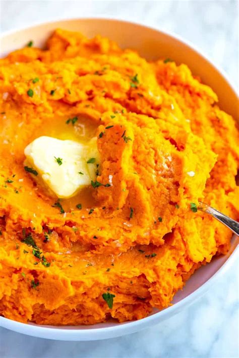 Easy Creamy Mashed Sweet Potatoes