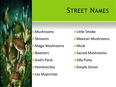 Hallucinogenic drugs include thc (marijuana) and lsd. PPT - Psilocybin PowerPoint Presentation, free download ...