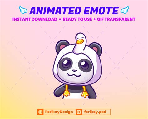 Wiggle Dancing Cute Panda Animated Emote Dancing Panda For Twitch And