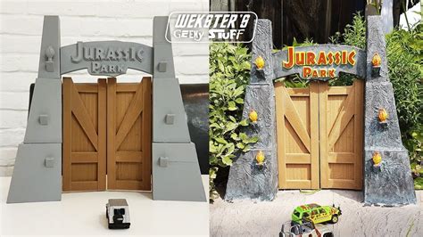 How To Make An Awesome Looking Jurassic Park Gate Jurassic Park Gate