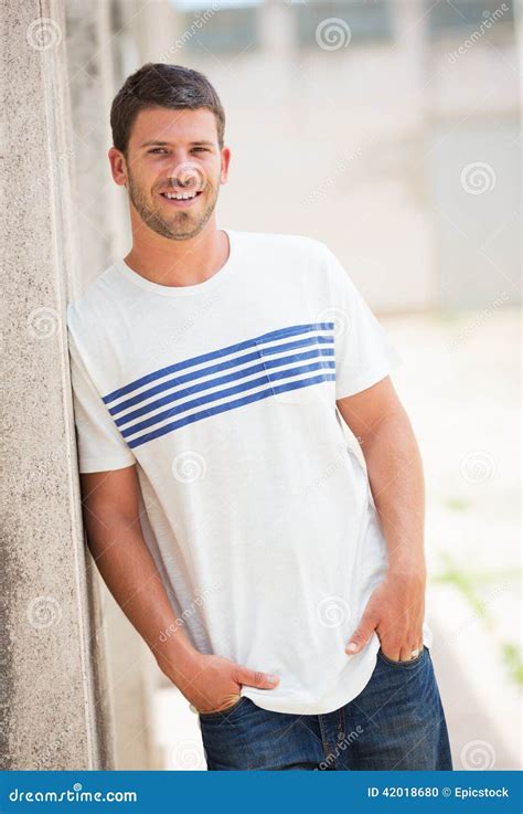 Portrait Of Young Man In 20s Stock Photo Image Of Occupation Person
