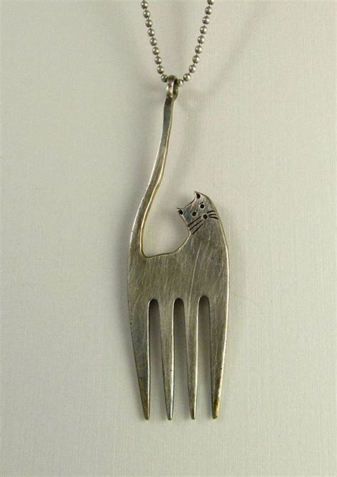 Francisco The Fork Cat Up Cycled Sterling Silver And Up
