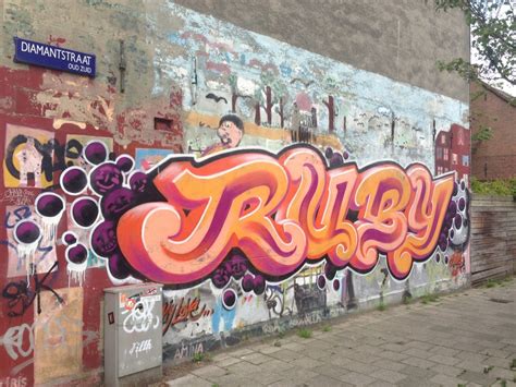 Graffiti Ruby 1024x768 Wallpaper
