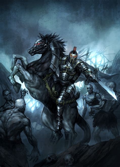 Black Knight By Slence In Digital Art Illustration
