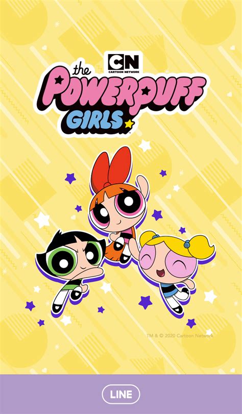 Line Official Themes The Powerpuff Girls Vitamin Yellow