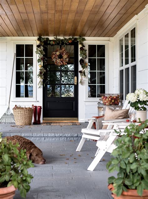 Inspirational And Charming Fall Farmhouse Porches The Cottage Market