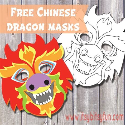 Cut Out Chinese Dragon Template Printable Word Searches
