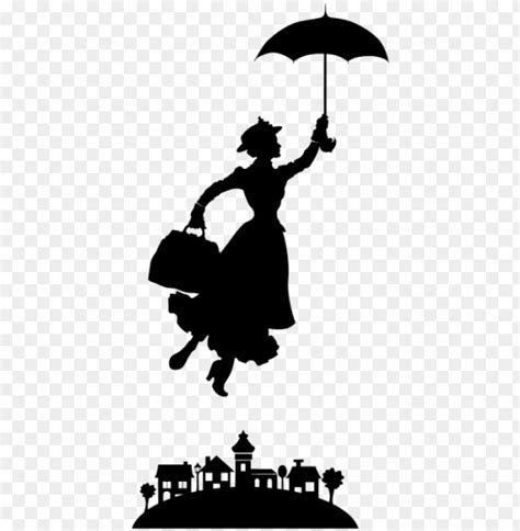 Mary Poppins Umbrella Svg