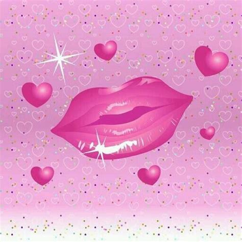Lips And Hearts Pink Skull Wallpaper Lip Wallpaper Chevron Wallpaper