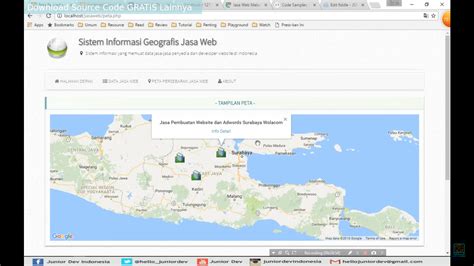 Source Code Aplikasi Sistem Informasi Geografis Berbasis Web Tutorial