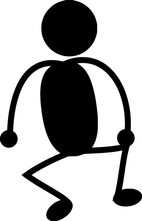 Svg Stickman Figure Cartoon Standing Free Svg Image And Icon Svg Silh