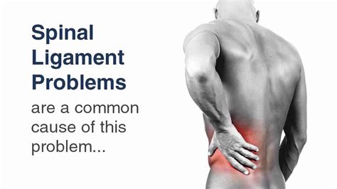 4 Lower Back Pain And Spinal Ligament Injury Youtube
