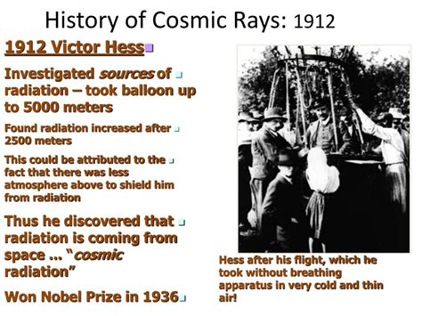 Ppt Discovery Of Cosmic Rays Powerpoint Presentation Free Download