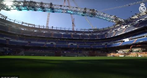 .stadium and in recent years, clubs across europe have been looking at whether they need to renovate or replace their homes to lead them into the future. Blockbuster style, Real Madrid unveils the images of the roof of its future stadium | CC EveryBody