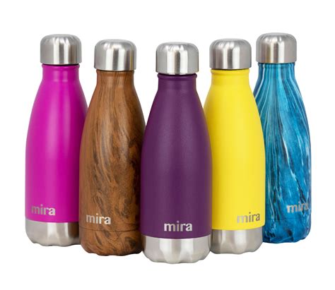 Mira Stainless Steel Vacuum Insulated Water Bottle Leak Proof Double