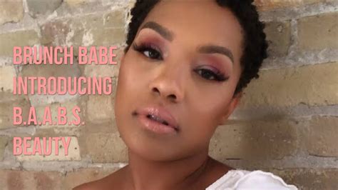 Black Owned Makeup Brand Brunch Babe Look Using B A A B S Beauty