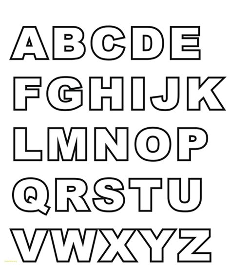 Free Printable Alphabet Templates These Alphabet Templates Can Be Used As Coloring Pages As