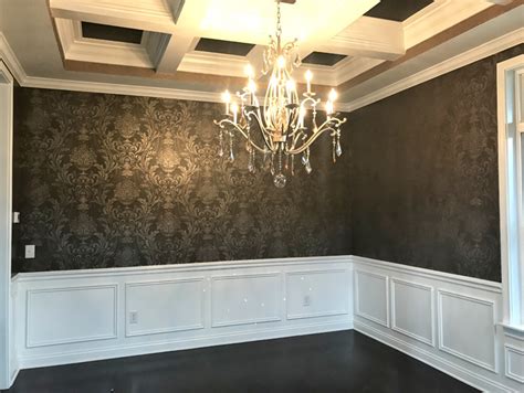 Glazed Damask Walls And Glitter Ceiling Linettes Painting And Fine Art
