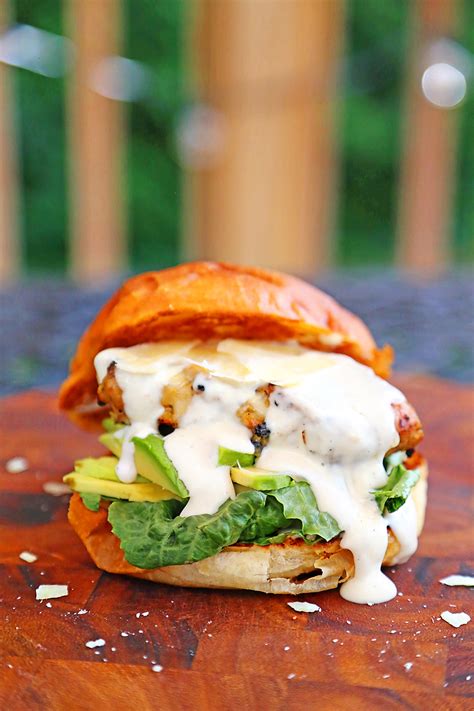 Avocado Grilled Chicken Caesar Salad Sandwich The Comfort Of Cooking
