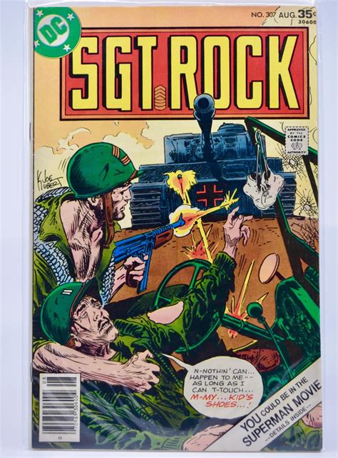 1977 Dc Comics Sgt Rock Issue 307 Comic Book Joe K