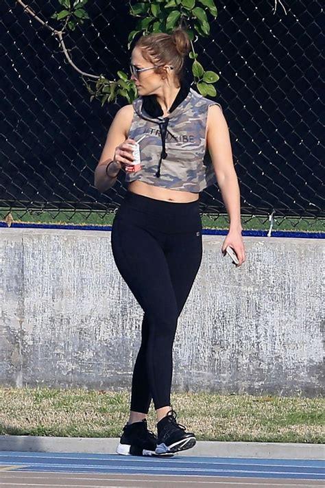 Jennifer Lopez In Tights Workout In Los Angeles Gotceleb