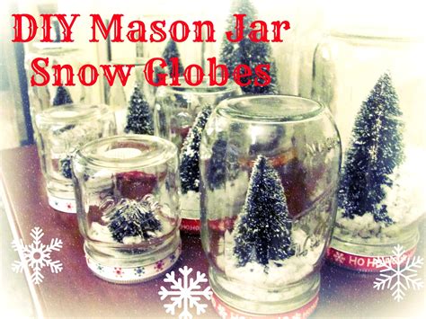 The Butterfly Effect Diy Anthro Inspired Mason Jar Snow Globes