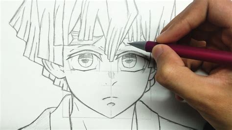How To Draw Zenitsu Easy Basic Anatomy Anime Drawing Tutorial For