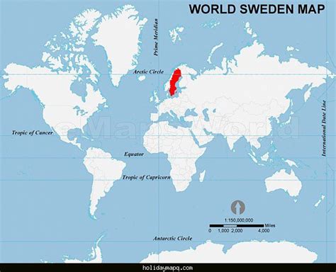 Sweden On World Map