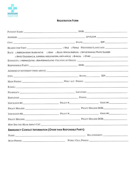 Patient Forms Michigan Psychiatric And Primary Care