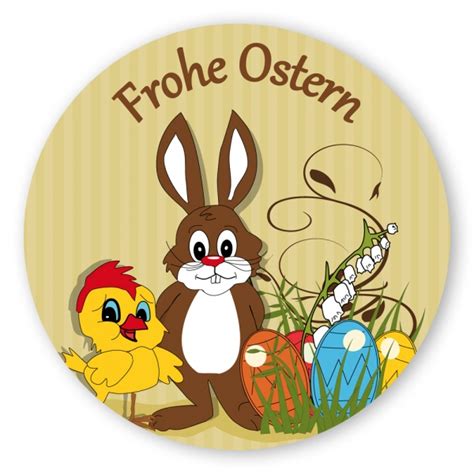 Wer lieber sein kinderzimmerfenster mit einem window color. Oster-Aufkleber "Frohe Ostern" mit Osterhase und Küken ...