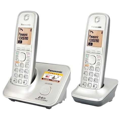 Buy Panasonic Kxtg3712bx Cordless Landline Phone Silver Online At