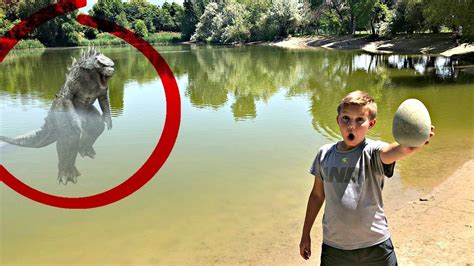 Pond MONSTER Caught on Camera! Skit - YouTube