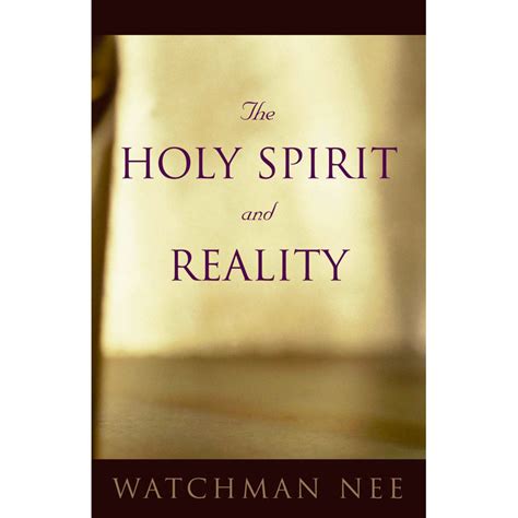 Holy Spirit And Reality The