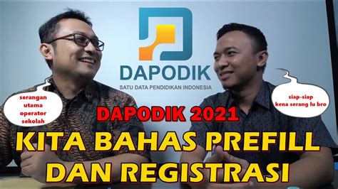 Link unduh (download) aplikasi dapodik versi 2021. DAPODIK 2021 - BAHAS DATA PREFIL DAN REGISTRASI APLIKASI DAPODIK BERSAMA TIM DAPODIK PUSAT - YouTube
