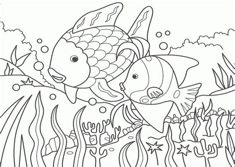20 Free Printable Rainbow Fish Coloring Pages