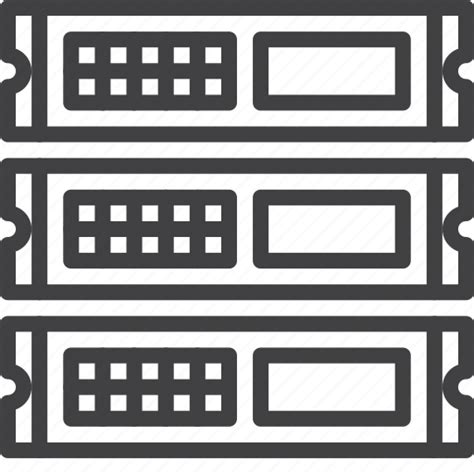 Computer Rack Server Units Icon Download On Iconfinder