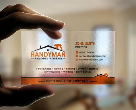 Try free for 30 days! Handyman Business Card by HandymanRR