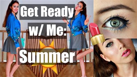 Summer Get Ready With Me Makeup And Outfit Giveaway Winners Youtube