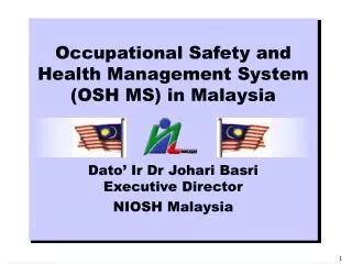 PPT OSH Legislation In Malaysia PowerPoint Presentation Free