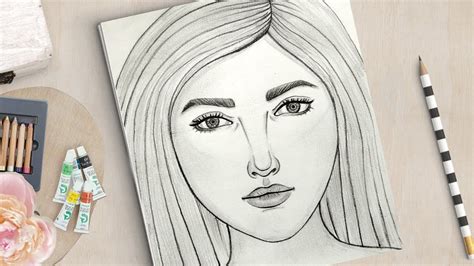 12 Portrait Drawing Easy Background