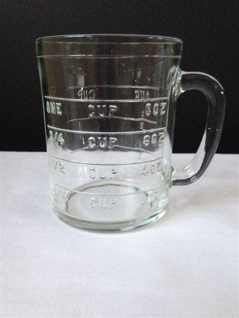 Hazel Atlas Clear Glass Dry Measuring Cup S By Nddevens Dry