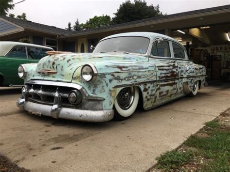 1953 Chevy 4 Door Air Bagged Sub Framed Hot Rod Low Rider Classic