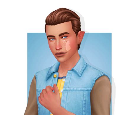 The Sims 4 Maxis Match Custom Content Sims Hair Sims 4 Hair Male