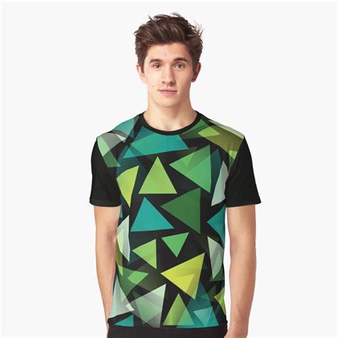 Geometric Triangle Pattern T Shirt For Sale By Irenza Redbubble