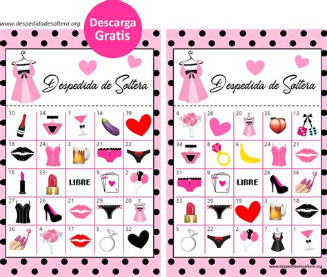 Si no sois tantos para jugar, no os preocupéis porque tengo otra alternativa para 2 a 4 jugadores: Juego Lotería Despedida de soltera imprimir despedida de ...