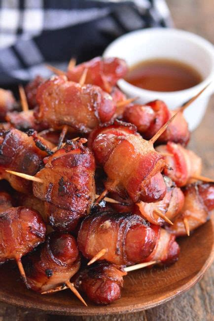 Bacon Wrapped Little Smokies Will Cook For Smiles